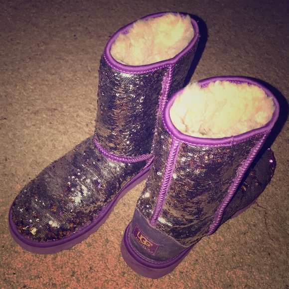 purple uggs size 9